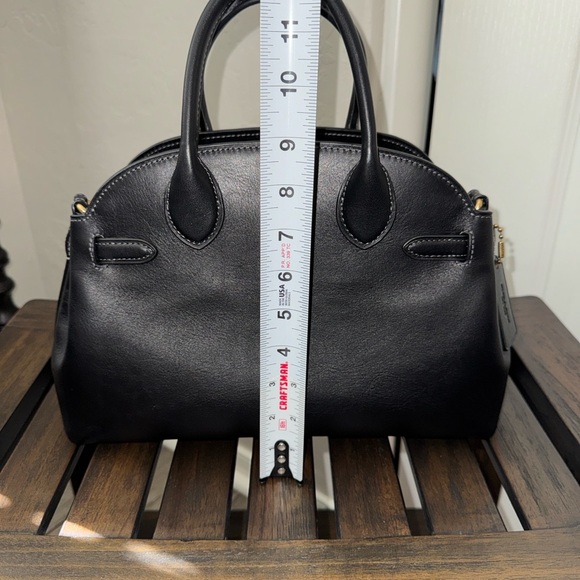 Coach Black Leather Crossbody - Picture 2 of 9